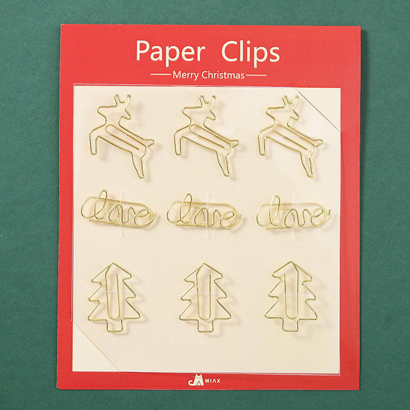Wholesale Christmas Transparent Cultural Thumbtack Ticket Clip